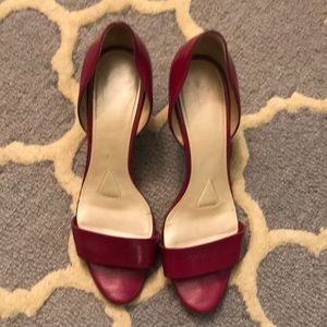 Jil Sander Pink Kitten Heel Sandals sz 38.5